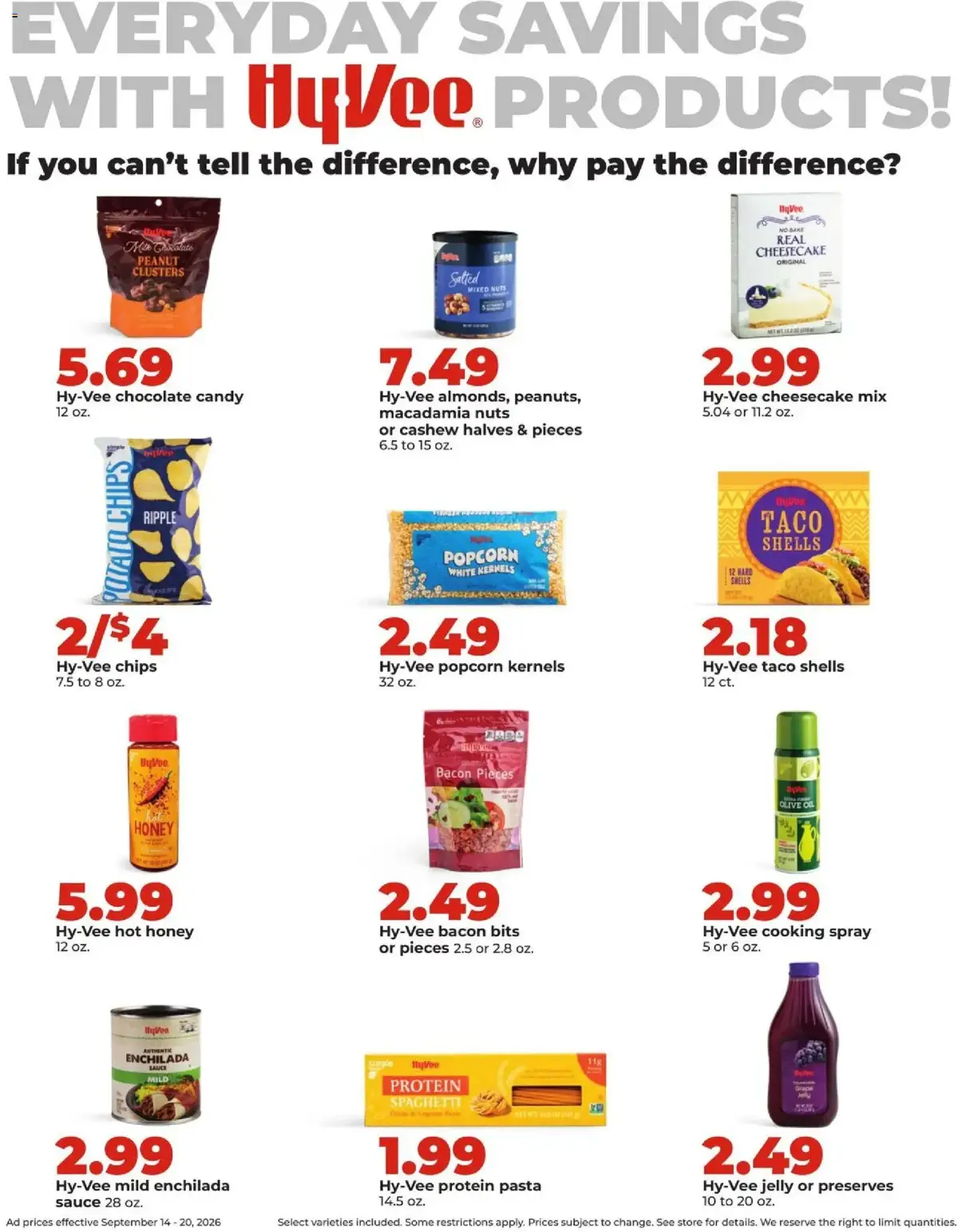 HyVee Weekly Ad, page 18 of 46, valid 09/14/2026 - 09/20/2026