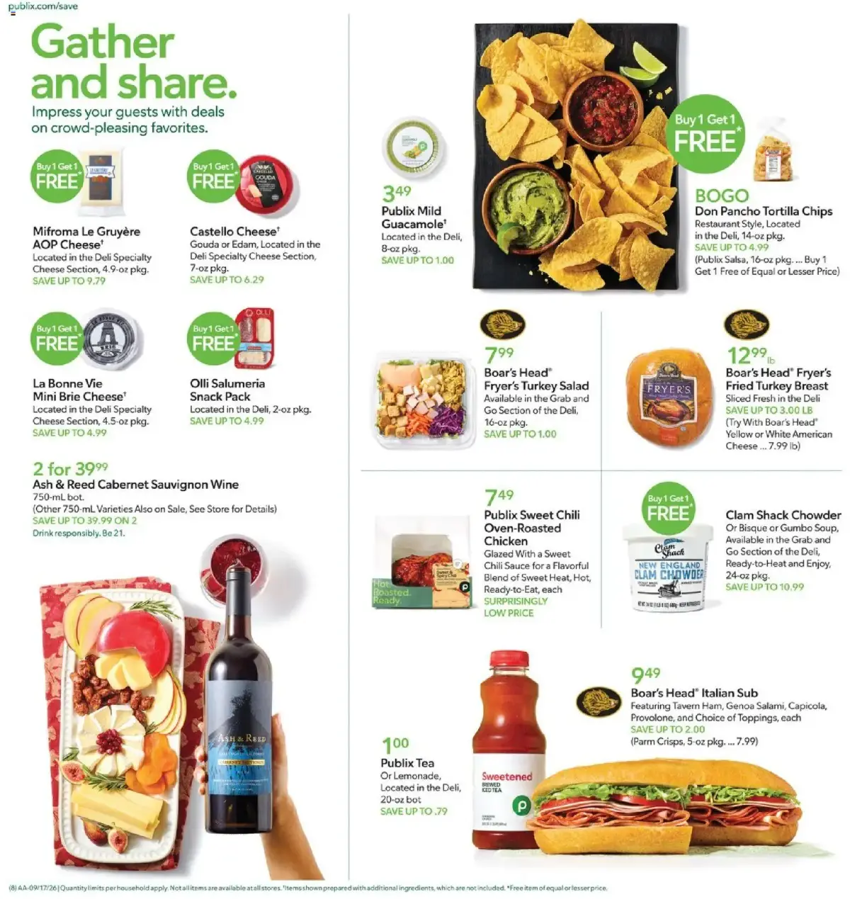 Publix Weekly Ad, page 8 of 17, valid 09/16/2026 - 09/22/2026