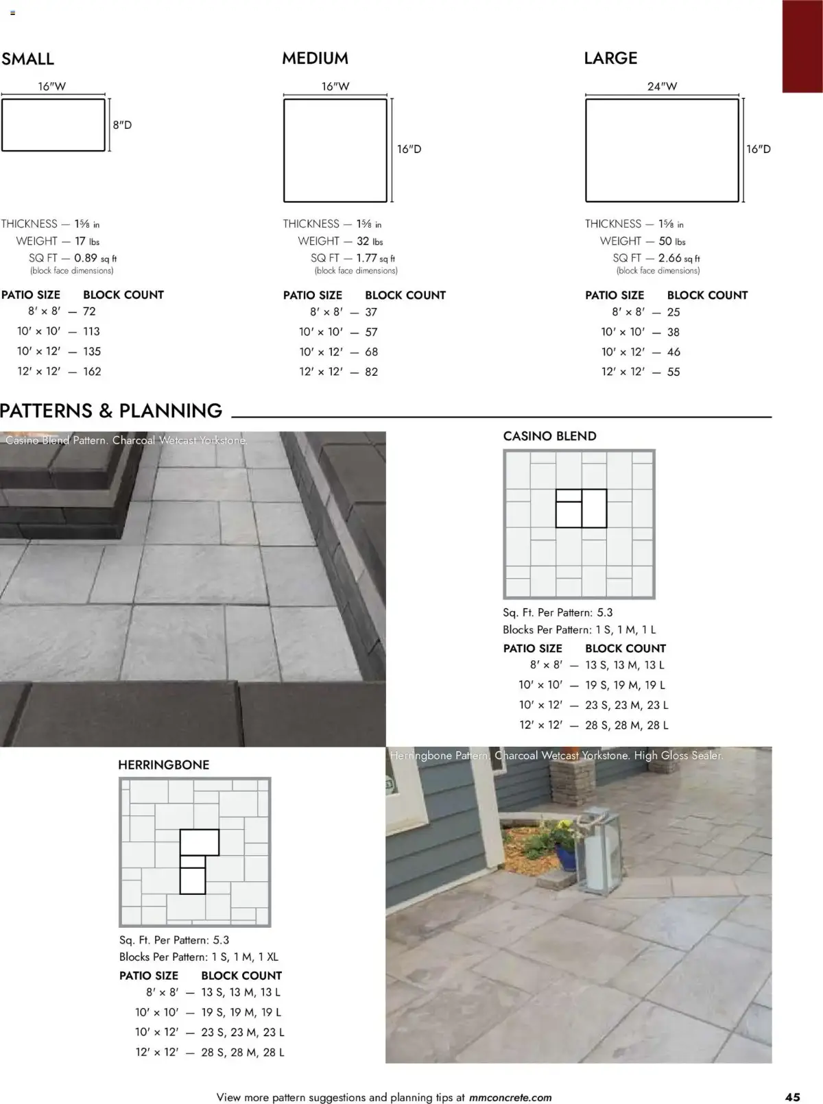 Menards Landscape Catalog, page 45 of 100, valid 04/02/2026 - 12/31/2026