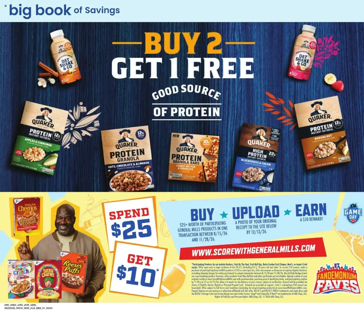 Albertsons Big Book of Savings, page 7 of 17, valid 08/25/2026 - 09/28/2026