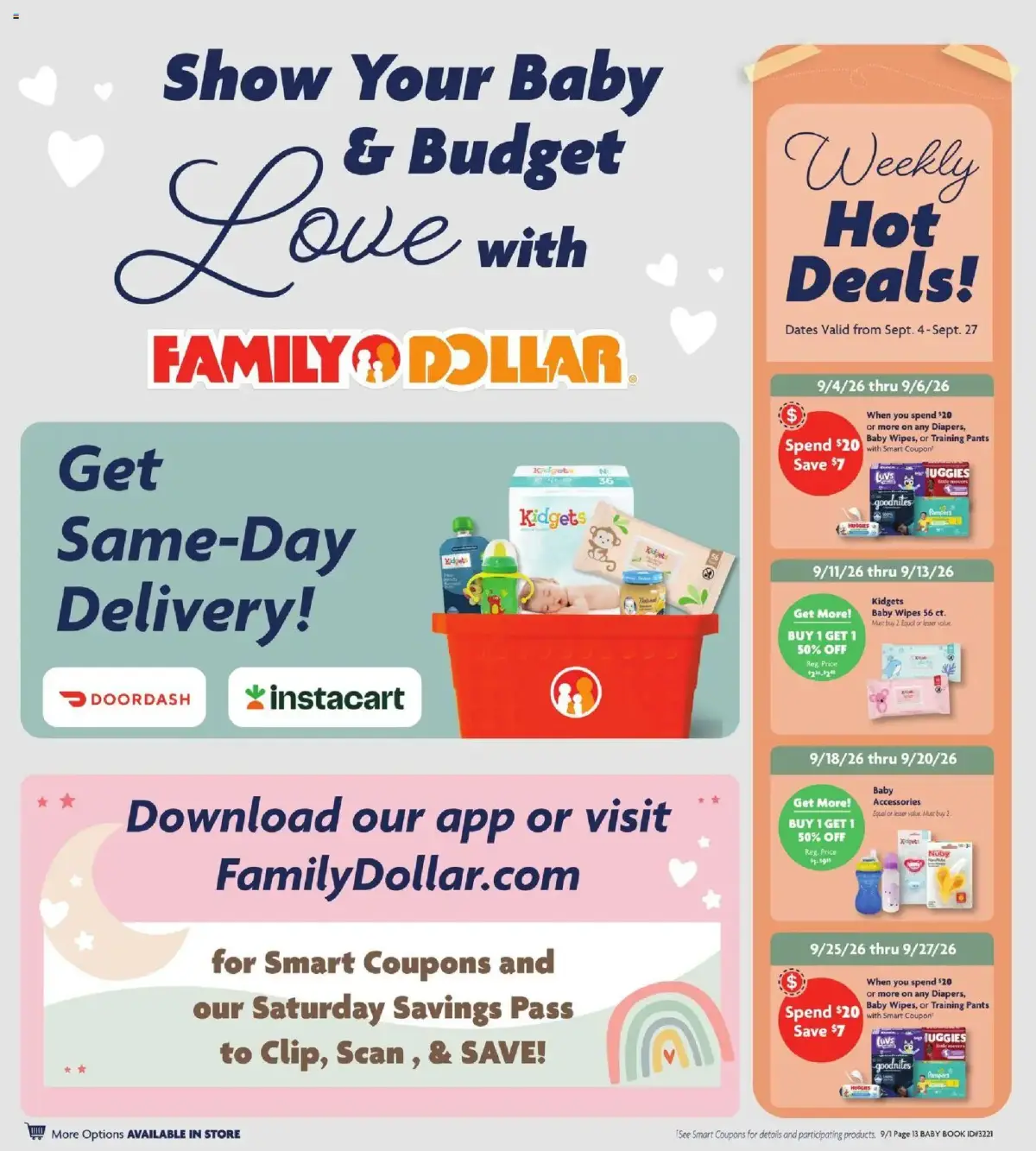 Family Dollar Digital Book, page 11 of 11, valid 09/01/2026 - 09/30/2026