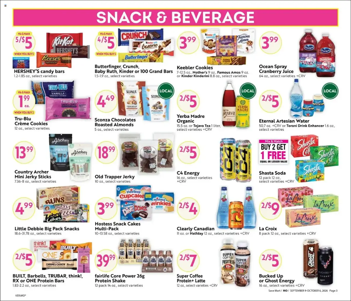 Save Mart Online Savings Guide, page 3 of 12, valid 09/09/2026 - 10/06/2026