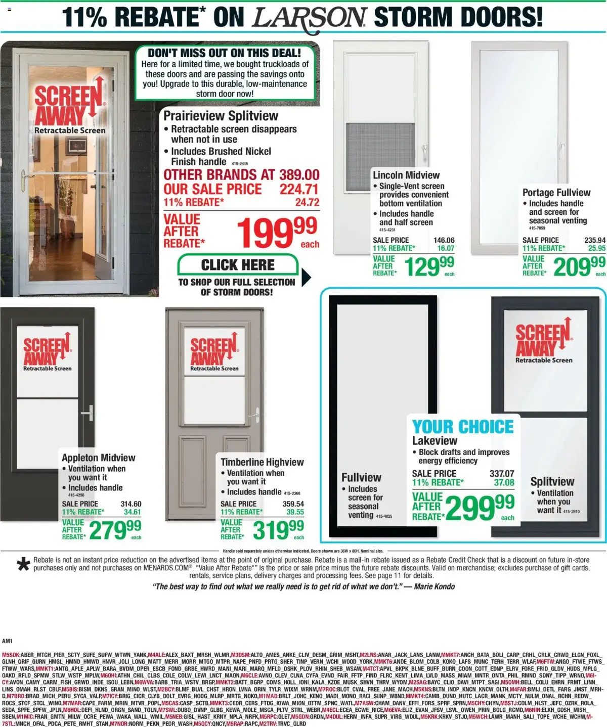 Menards Weekly Ad, page 10 of 22, valid 09/10/2026 - 09/20/2026 — Rebate, After, Floor, Custom Spray