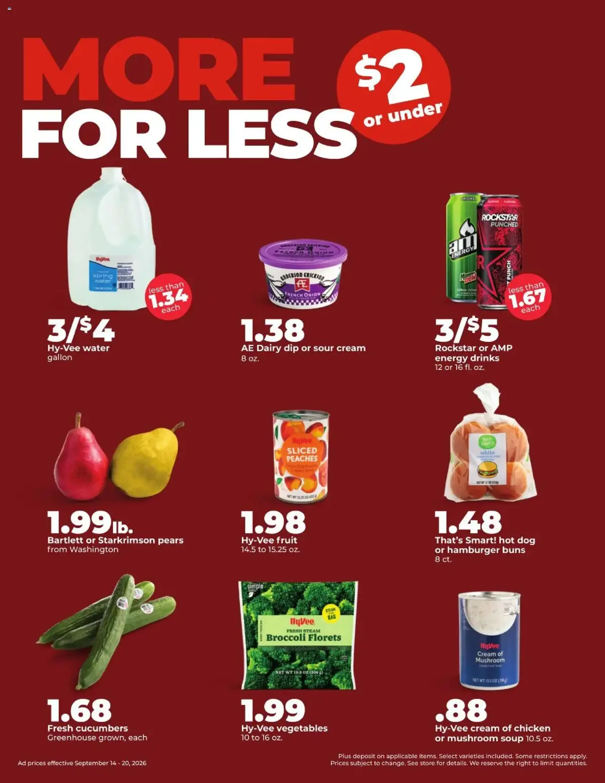HyVee Weekly Ad, page 3 of 46, valid 09/14/2026 - 09/20/2026