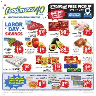 FoodMaxx Weekly Ad preview, valid 08/26/2026 - 09/08/2026