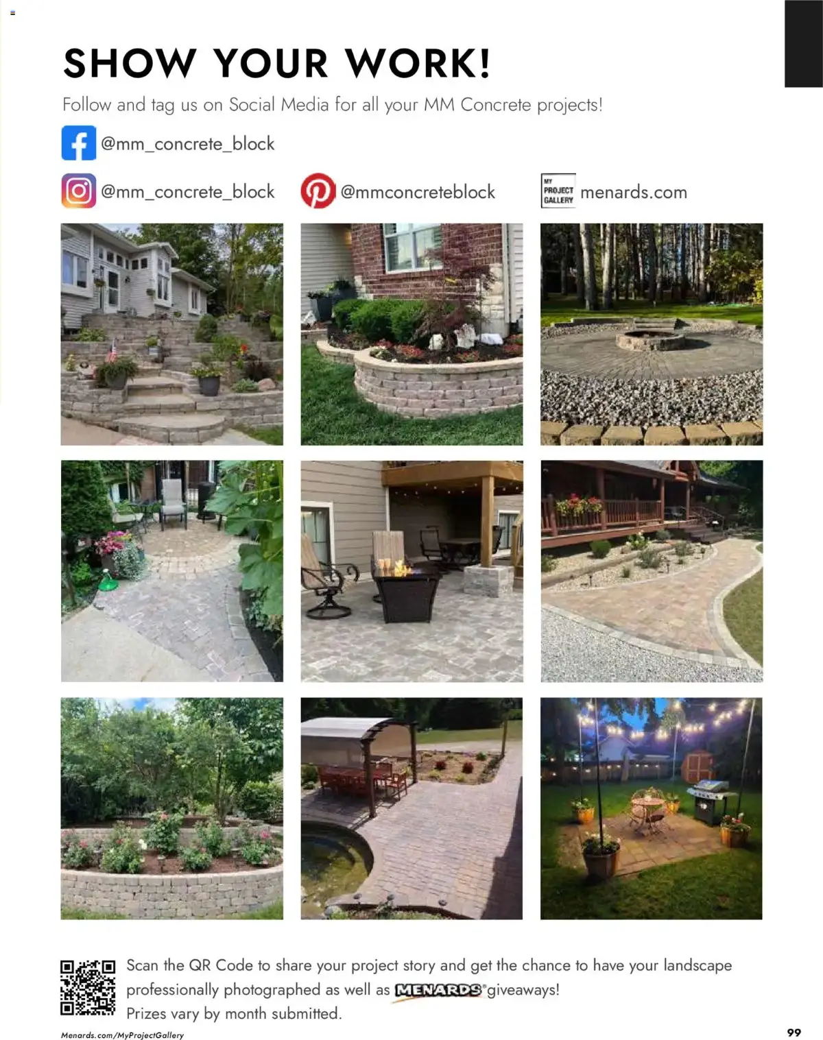 Menards Landscape Catalog, page 99 of 100, valid 04/02/2026 - 12/31/2026