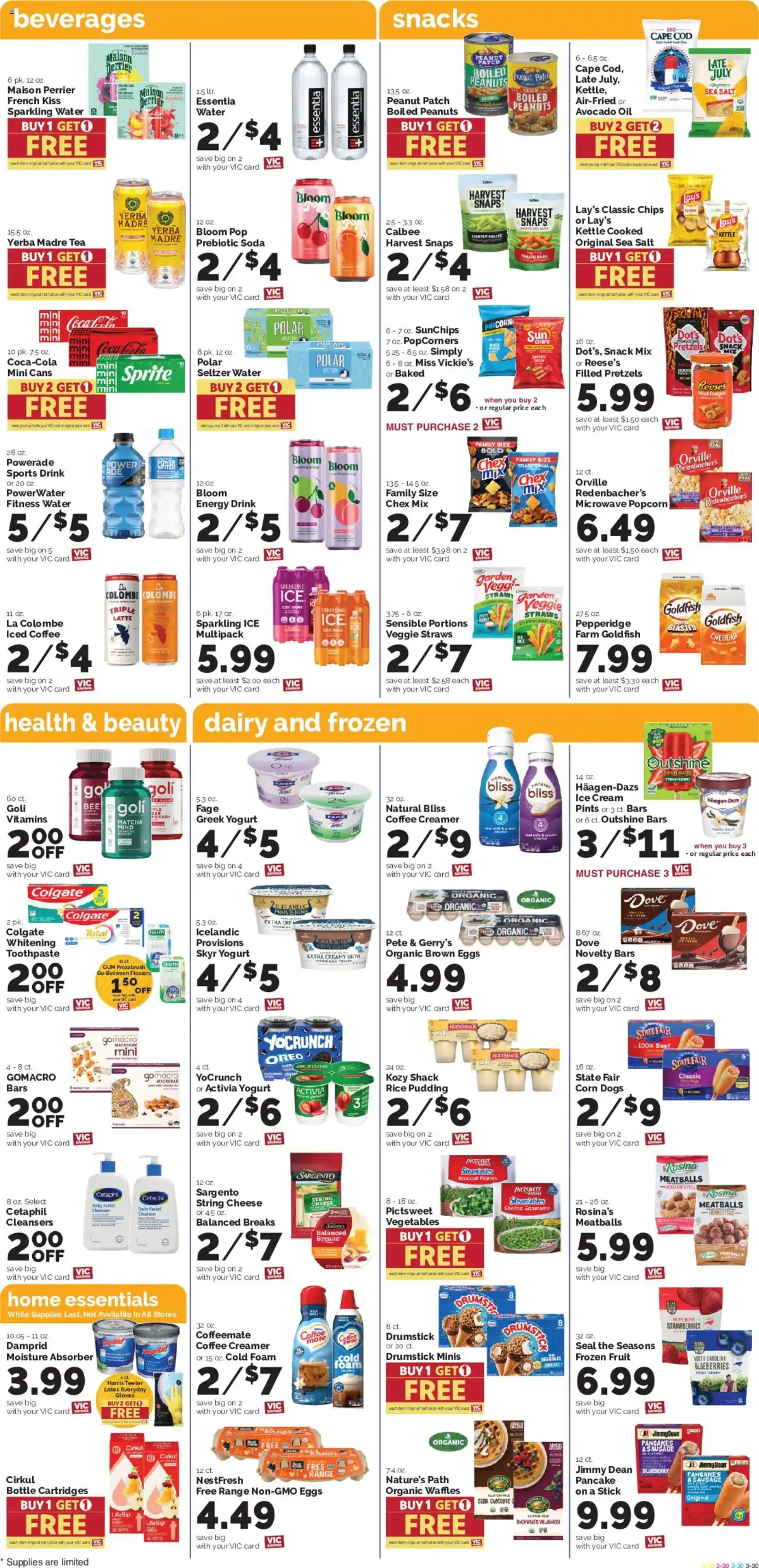 Harris Teeter Weekly Ad, page 6 of 12, valid 09/09/2026 - 09/15/2026 — Organic, Coffee Creamer, Novelties, Iced Tea