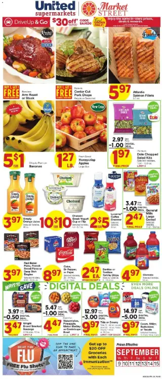 United Supermarkets Weekly Ad preview, valid 09/09/2026 - 09/15/2026