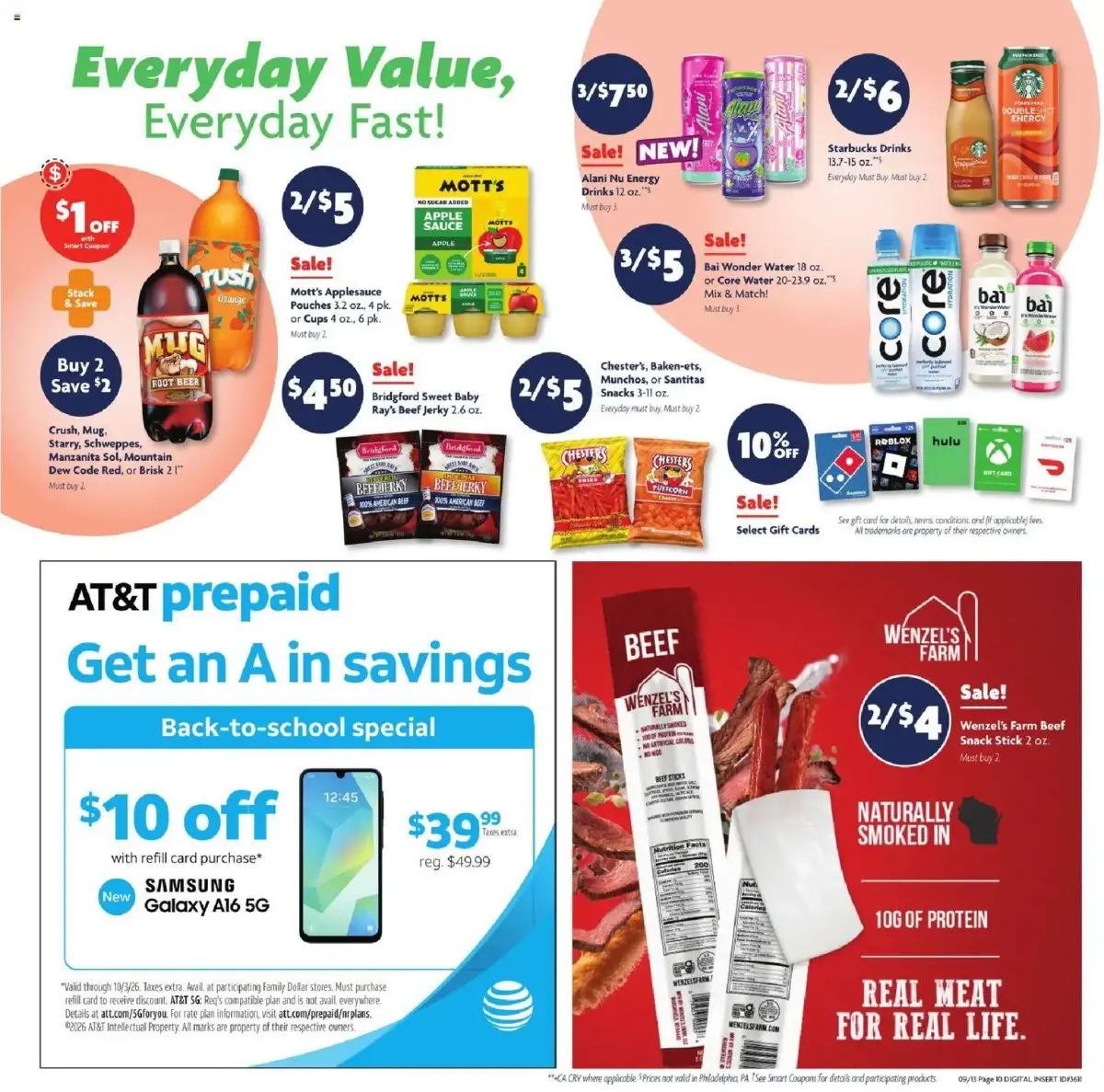 Family Dollar Weekly Ad, page 6 of 13, valid 09/13/2026 - 09/19/2026