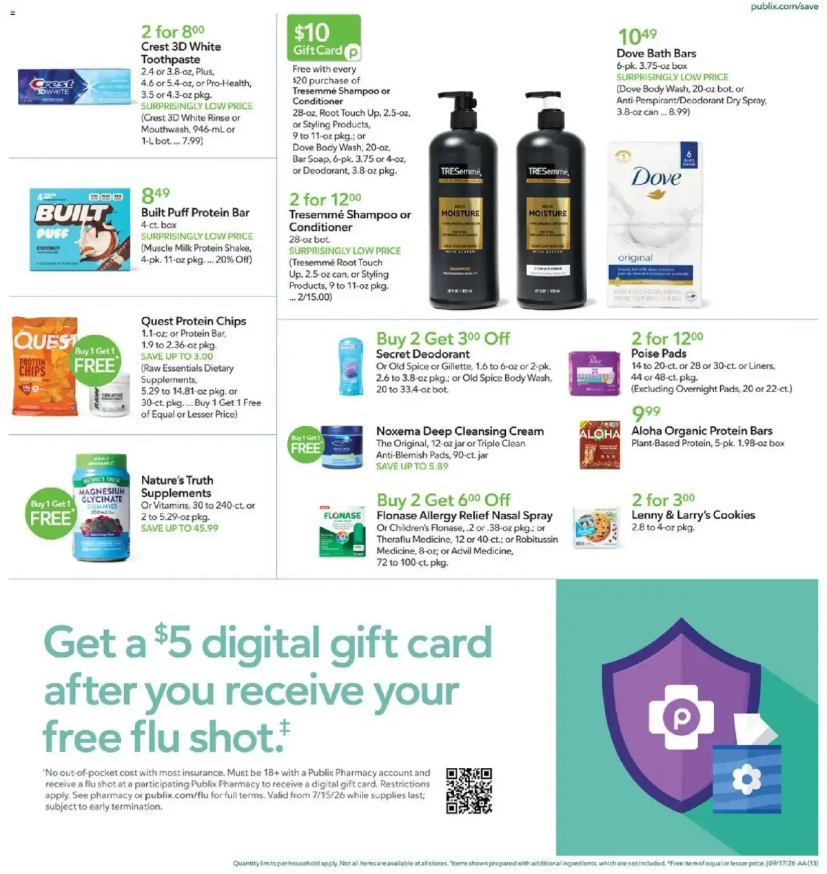 Publix Weekly Ad, page 13 of 17, valid 09/16/2026 - 09/22/2026