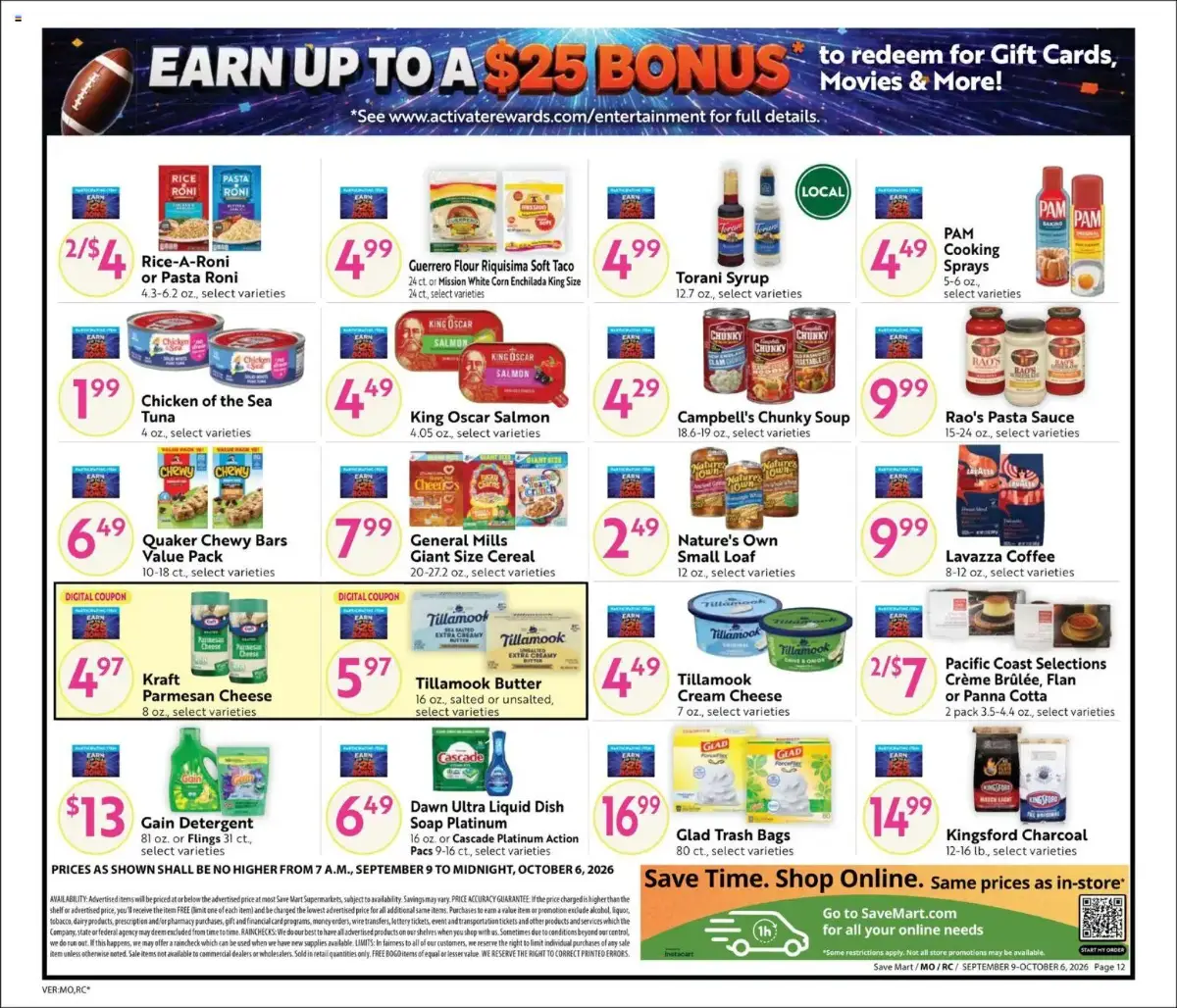 Save Mart Online Savings Guide, page 12 of 12, valid 09/09/2026 - 10/06/2026