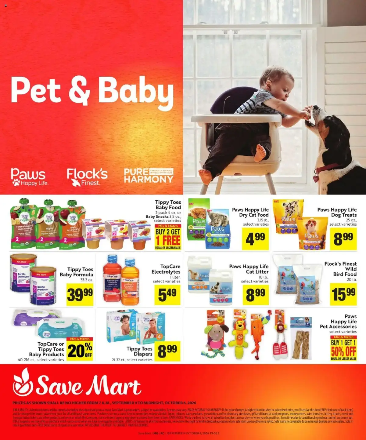 Save Mart Online Ad, page 8 of 8, valid 09/09/2026 - 10/06/2026