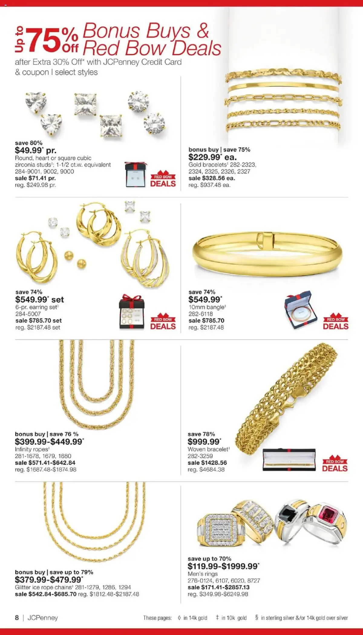 JCPenney Jewelry Sale, page 7 of 54, valid 09/03/2026 - 09/20/2026