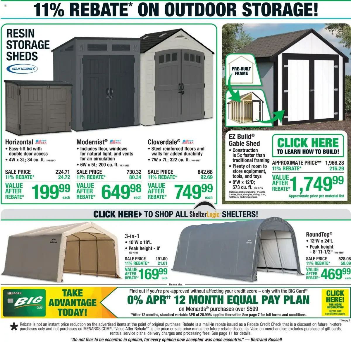 Menards Weekly Ad, page 4 of 22, valid 09/10/2026 - 09/20/2026 — Rebate, After, Core Frame, Helps Reduce