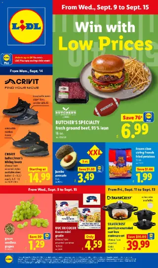 Lidl Weekly Ad preview, valid 09/09/2026 - 09/15/2026