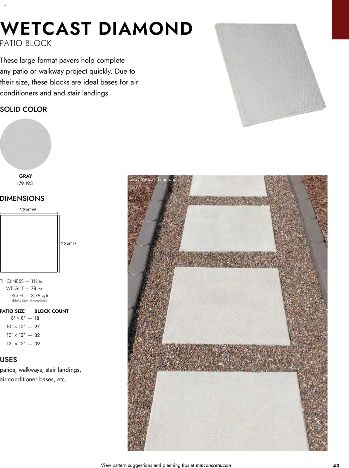 Menards Landscape Catalog, page 43 of 100, valid 04/02/2026 - 12/31/2026
