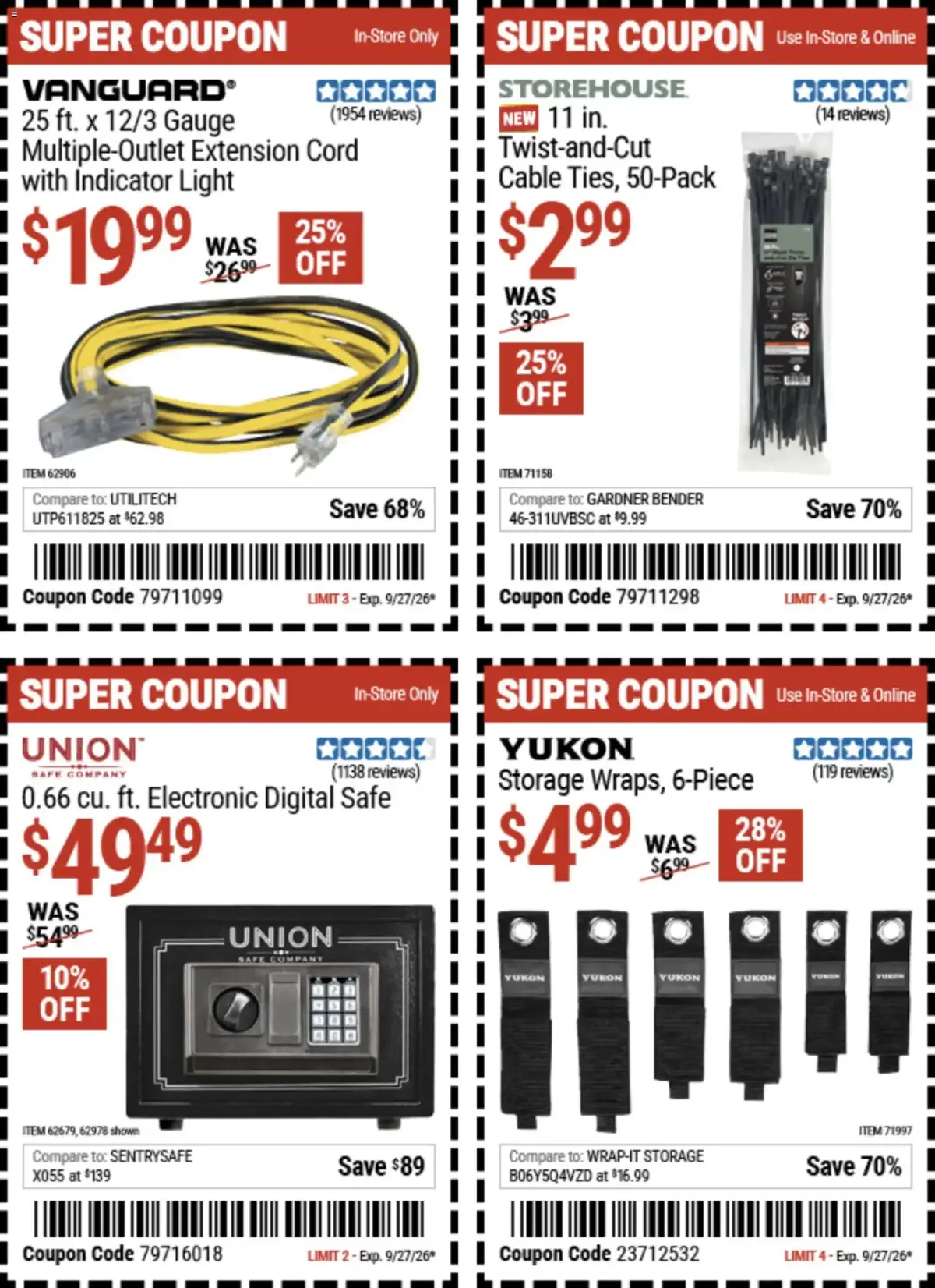 Harbor Freight Weekly Ad, page 5 of 18, valid 09/14/2026 - 09/27/2026