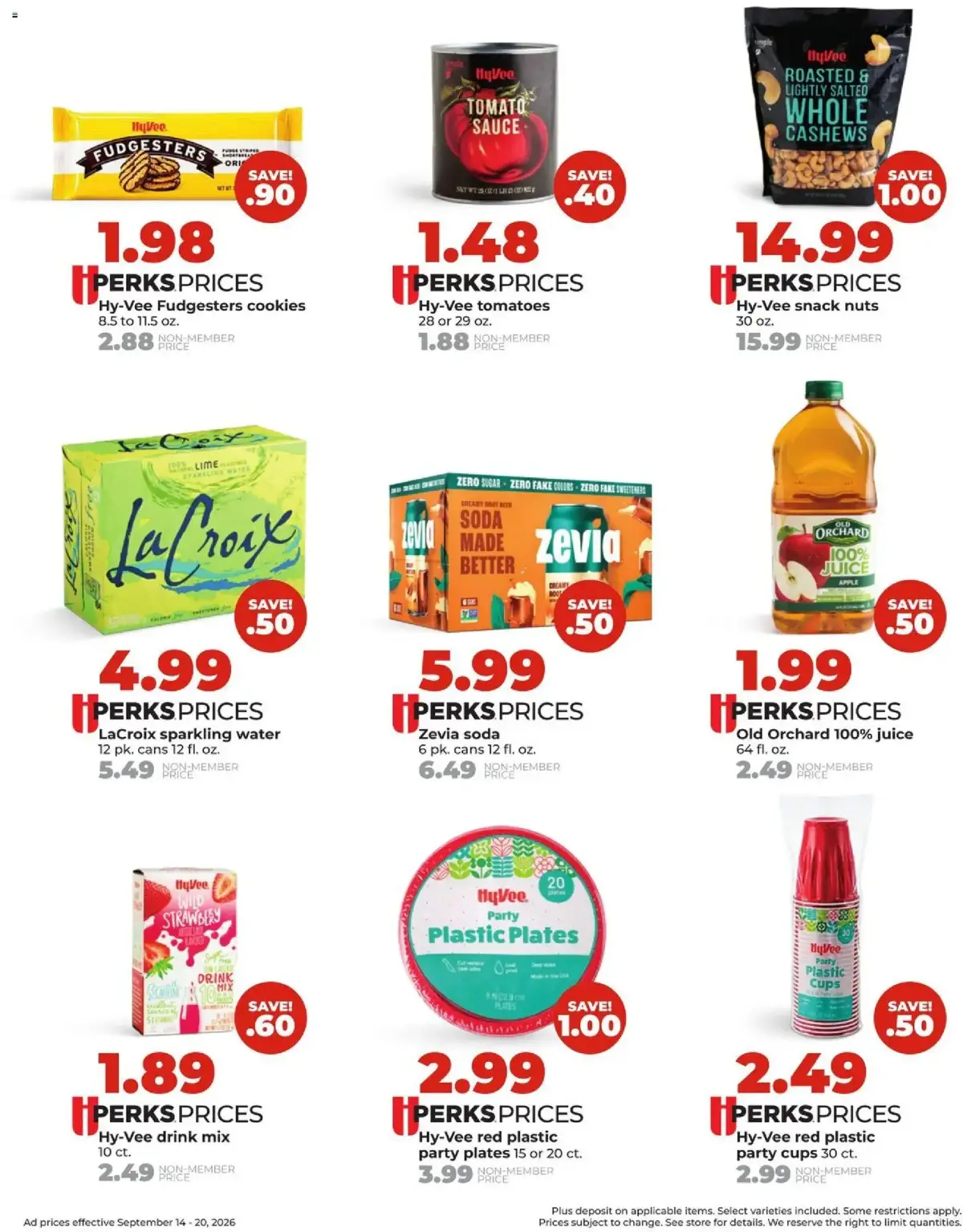 HyVee Weekly Ad, page 6 of 46, valid 09/14/2026 - 09/20/2026