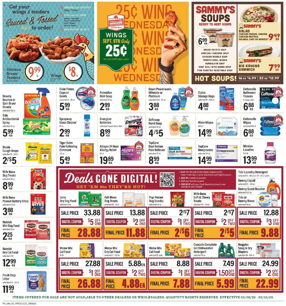 Lowes Foods Weekly Ad, page 11 of 11, valid 09/09/2026 - 09/15/2026