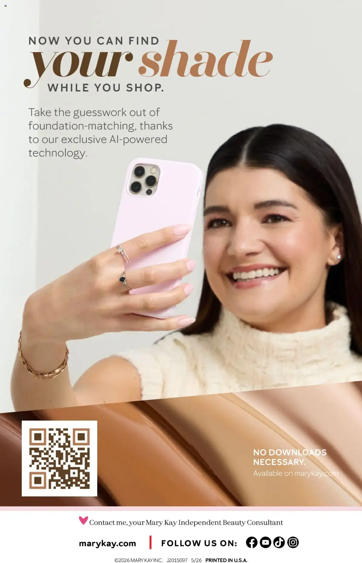 Mary Kay The Look Summer 2026, page 36 of 36, valid 05/16/2026 - 09/16/2026 — Foundation-matching Thanks, Follow, Downloads, Necessary
