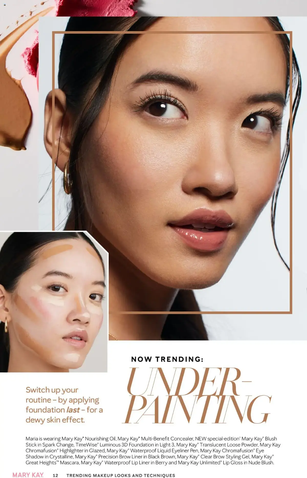 Mary Kay The Look Summer 2026, page 12 of 36, valid 05/16/2026 - 09/16/2026 — Skin Effect, Routine Applying, Dewy