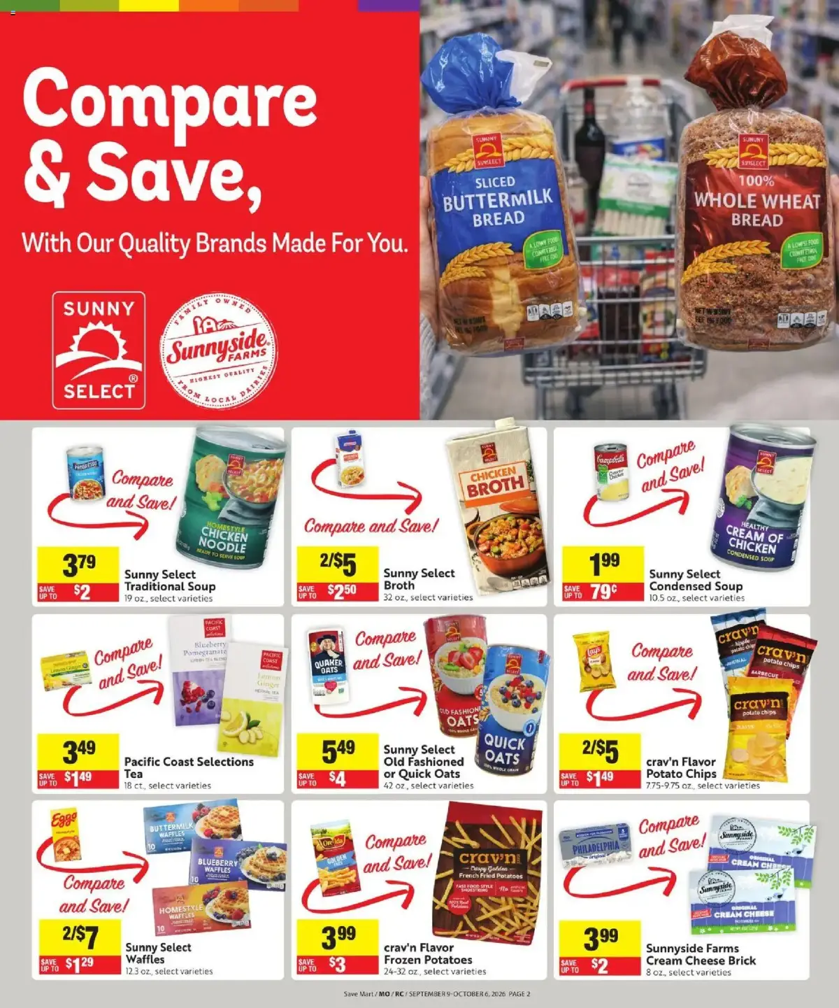 Save Mart Online Ad, page 2 of 8, valid 09/09/2026 - 10/06/2026