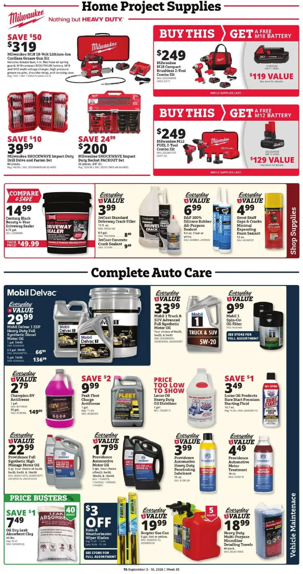 Rural King Weekly Ad, page 9 of 12, valid 09/03/2026 - 09/16/2026