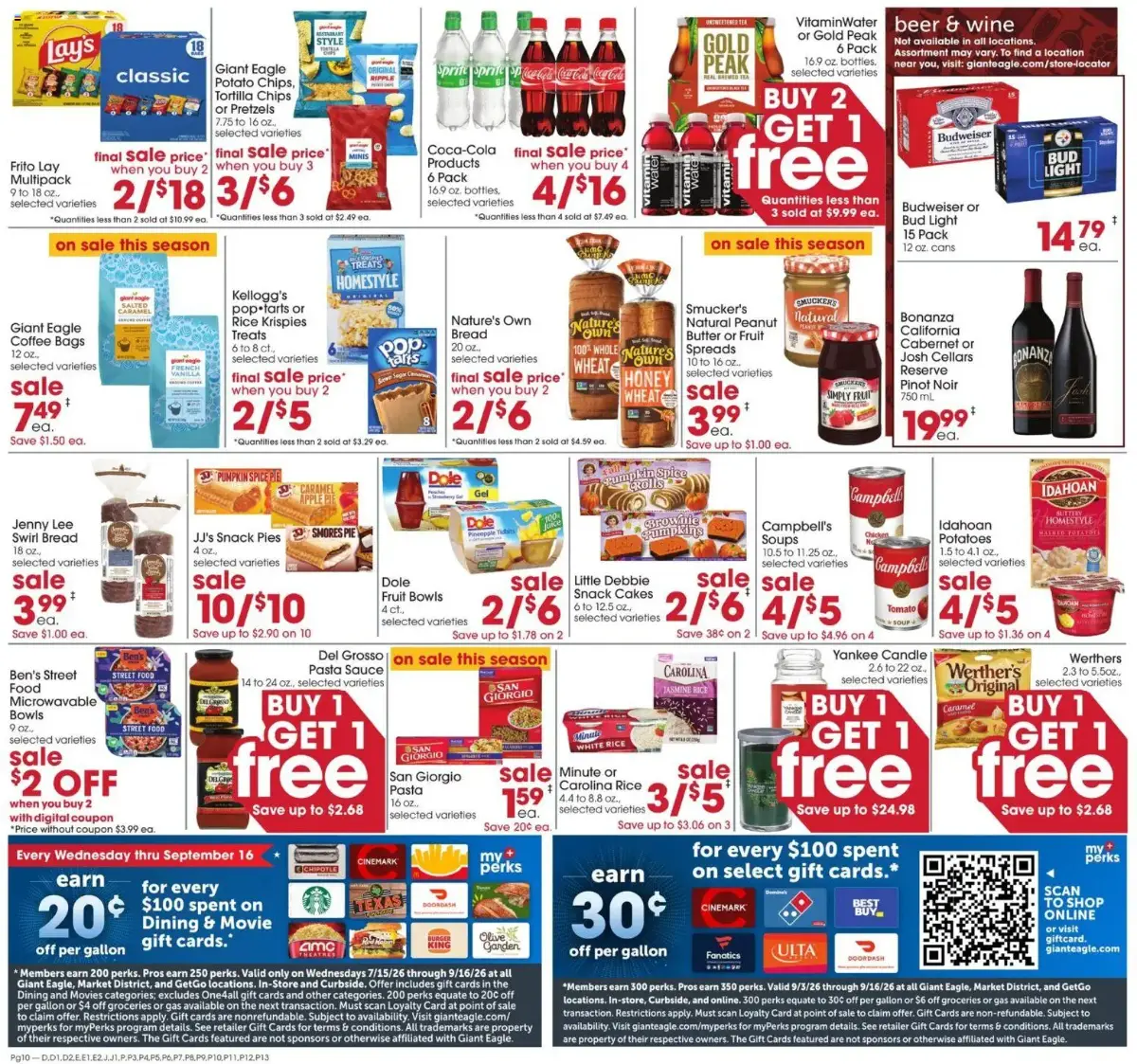 Giant Eagle Weekly Ad, page 12 of 14, valid 09/10/2026 - 09/16/2026