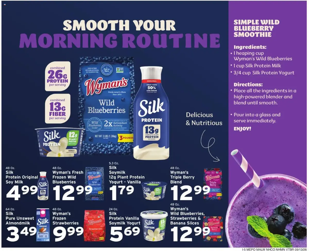 Hannaford Weekly Ad, page 13 of 16, valid 09/13/2026 - 09/19/2026