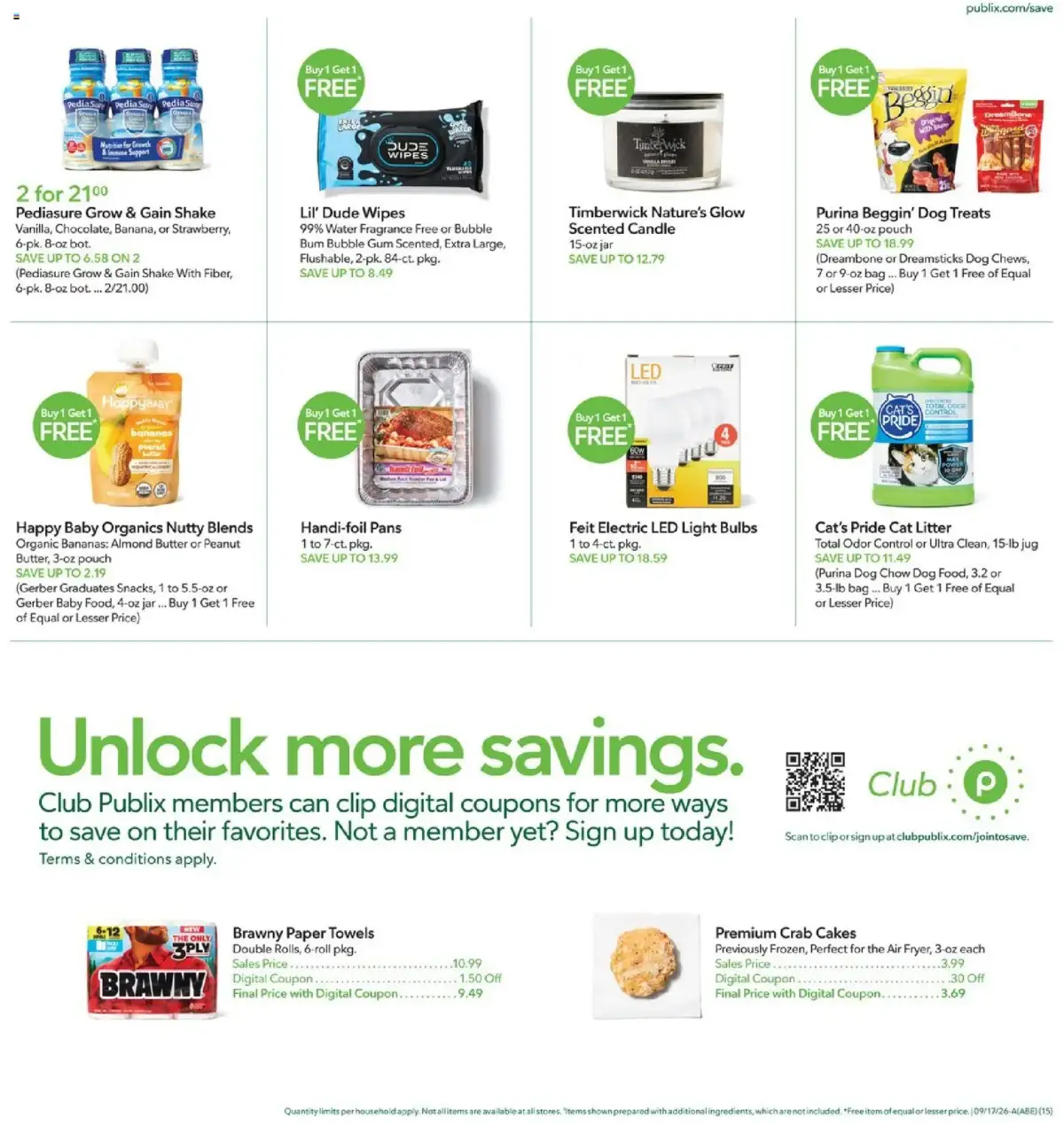 Publix Weekly Ad, page 15 of 17, valid 09/16/2026 - 09/22/2026
