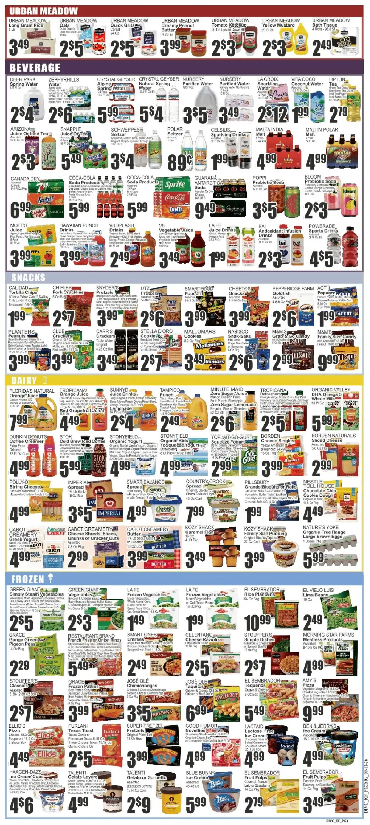 Key Food Weekly Ad, page 3 of 4, valid 09/11/2026 - 09/17/2026 — Syuja Suods, AldWis AIdWis, Plegnu, Vnviswo