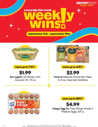 Grocery Outlet Weekly Ad preview, valid 09/09/2026 - 09/15/2026