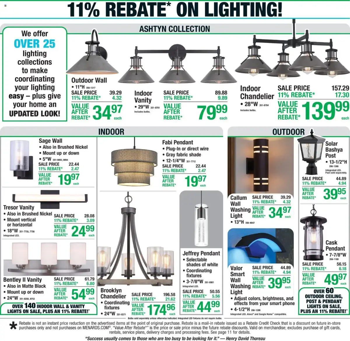 Menards Weekly Ad, page 12 of 22, valid 09/10/2026 - 09/20/2026 — Rebate, After, Power Recliner, Power Reclining