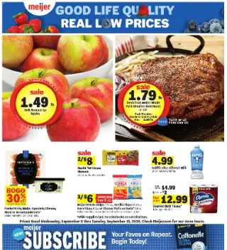 Meijer Weekly Ad preview, valid 09/09/2026 - 09/15/2026