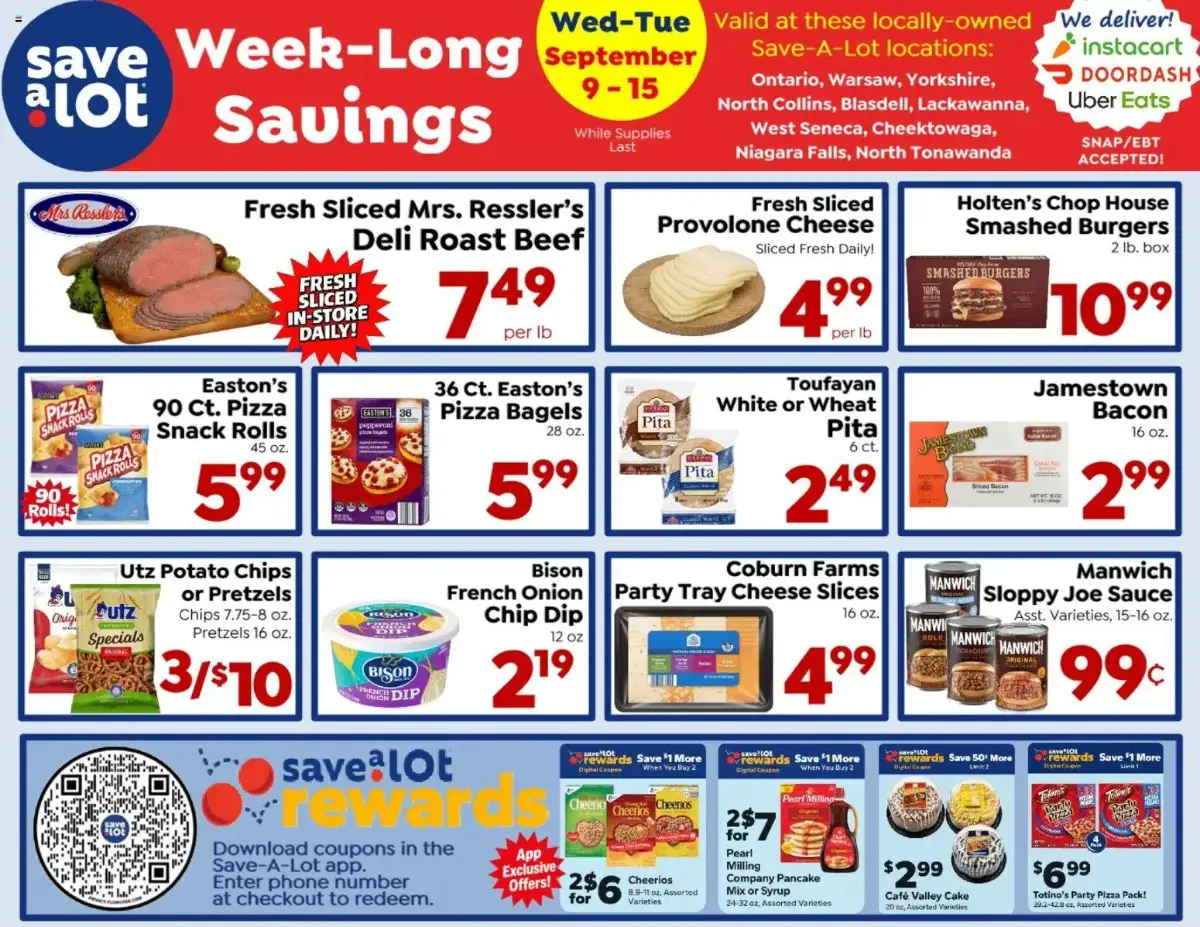 Save a Lot Ad, page 1 of 1, valid 09/09/2026 - 09/15/2026