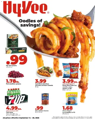 HyVee Weekly Ad preview, valid 09/14/2026 - 09/20/2026