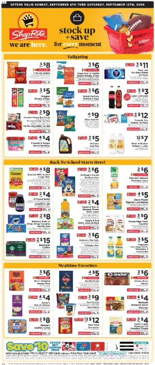 ShopRite Weekly Ad preview, valid 09/06/2026 - 09/12/2026