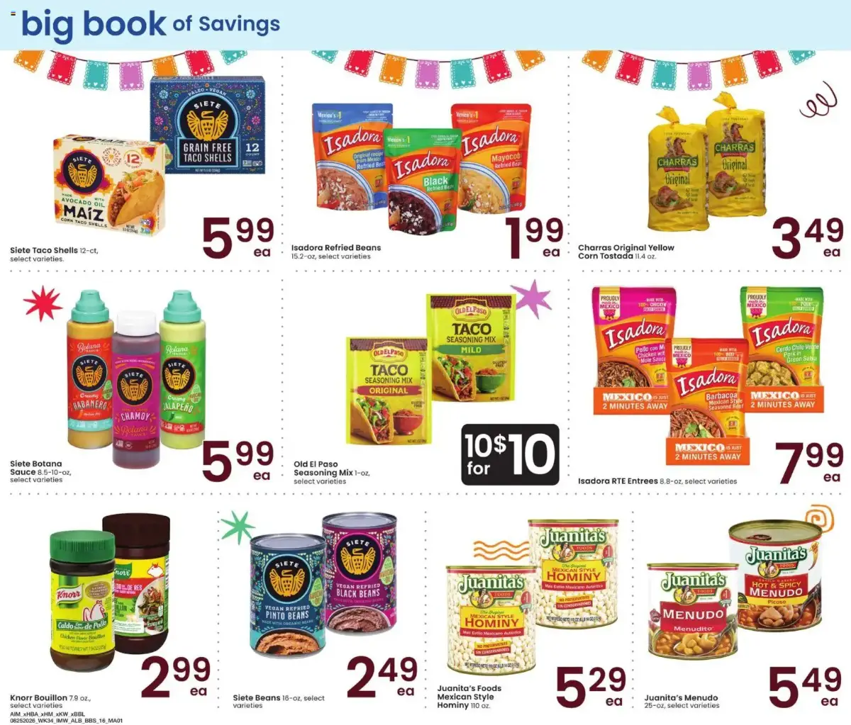 Albertsons Big Book of Savings, page 16 of 17, valid 08/25/2026 - 09/28/2026