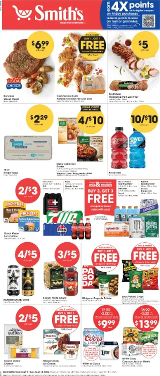 Smith's Weekly Ad preview, valid 09/09/2026 - 09/15/2026