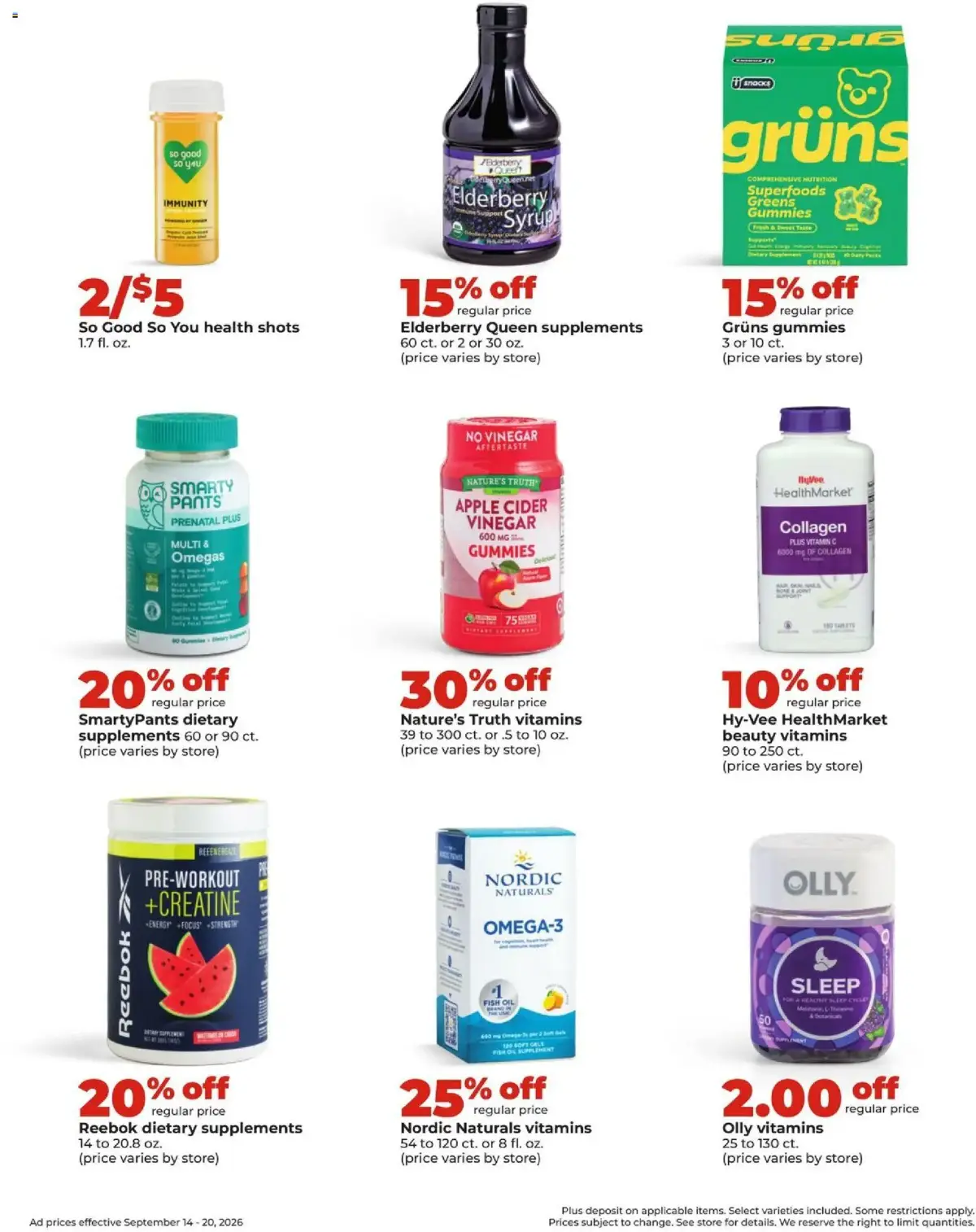 HyVee Weekly Ad, page 37 of 46, valid 09/14/2026 - 09/20/2026