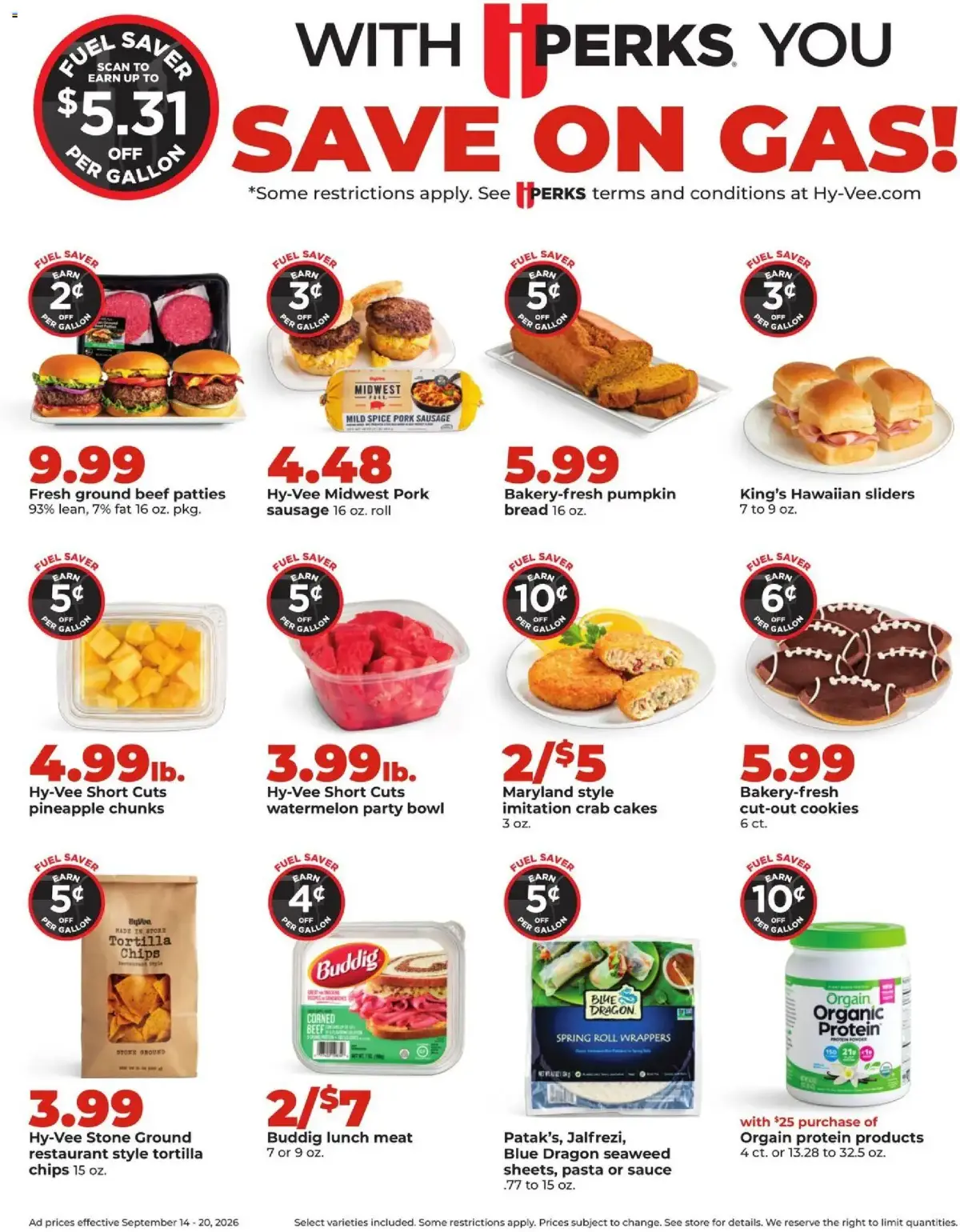 HyVee Weekly Ad, page 8 of 46, valid 09/14/2026 - 09/20/2026
