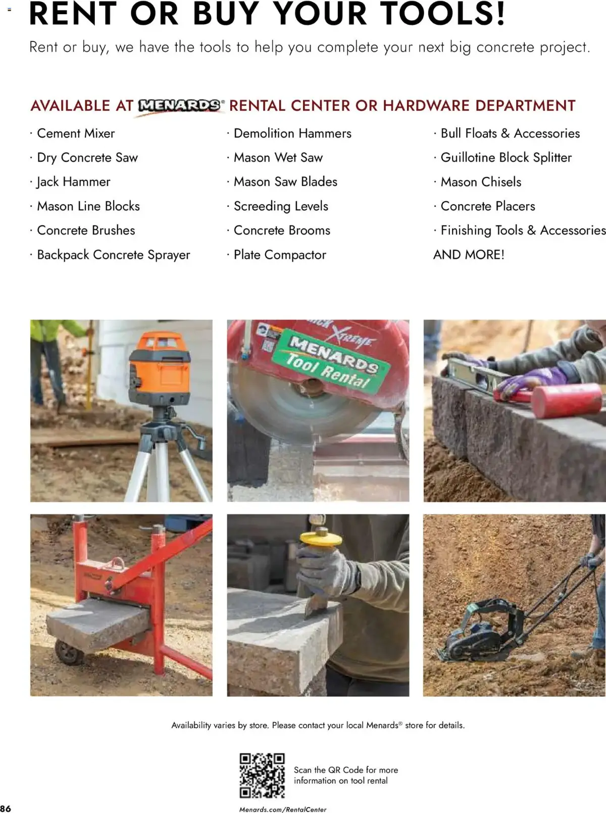 Menards Landscape Catalog, page 86 of 100, valid 04/02/2026 - 12/31/2026