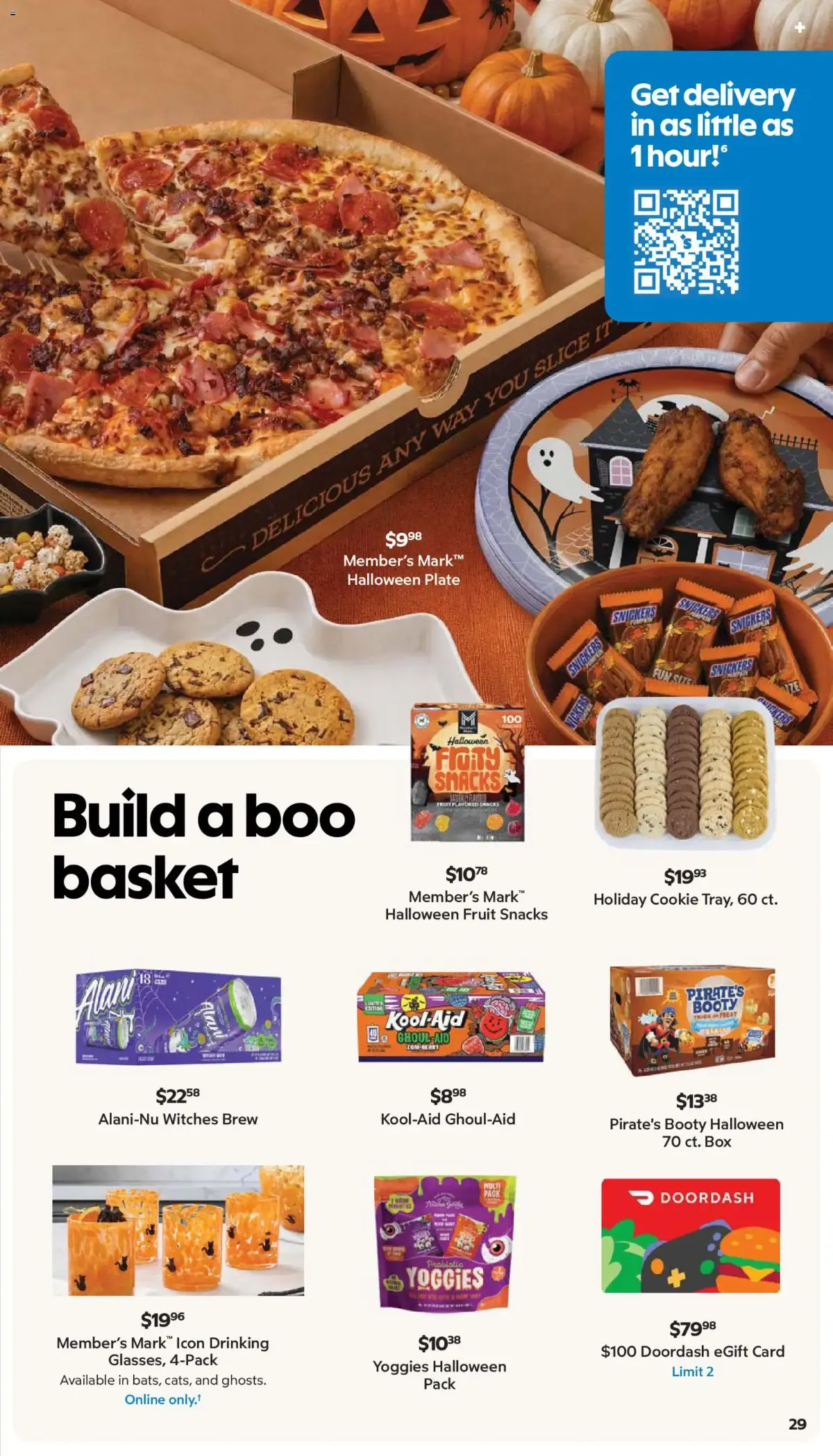 Sam's Club Weekly Ad, page 29 of 44, valid 08/26/2026 - 09/20/2026 — Member's Mark, Build Boo, Fruit Snacks, Witches Brew