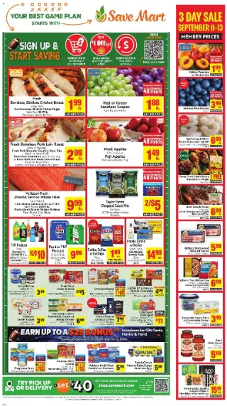 Save Mart Weekly Ad preview, valid 09/09/2026 - 09/15/2026