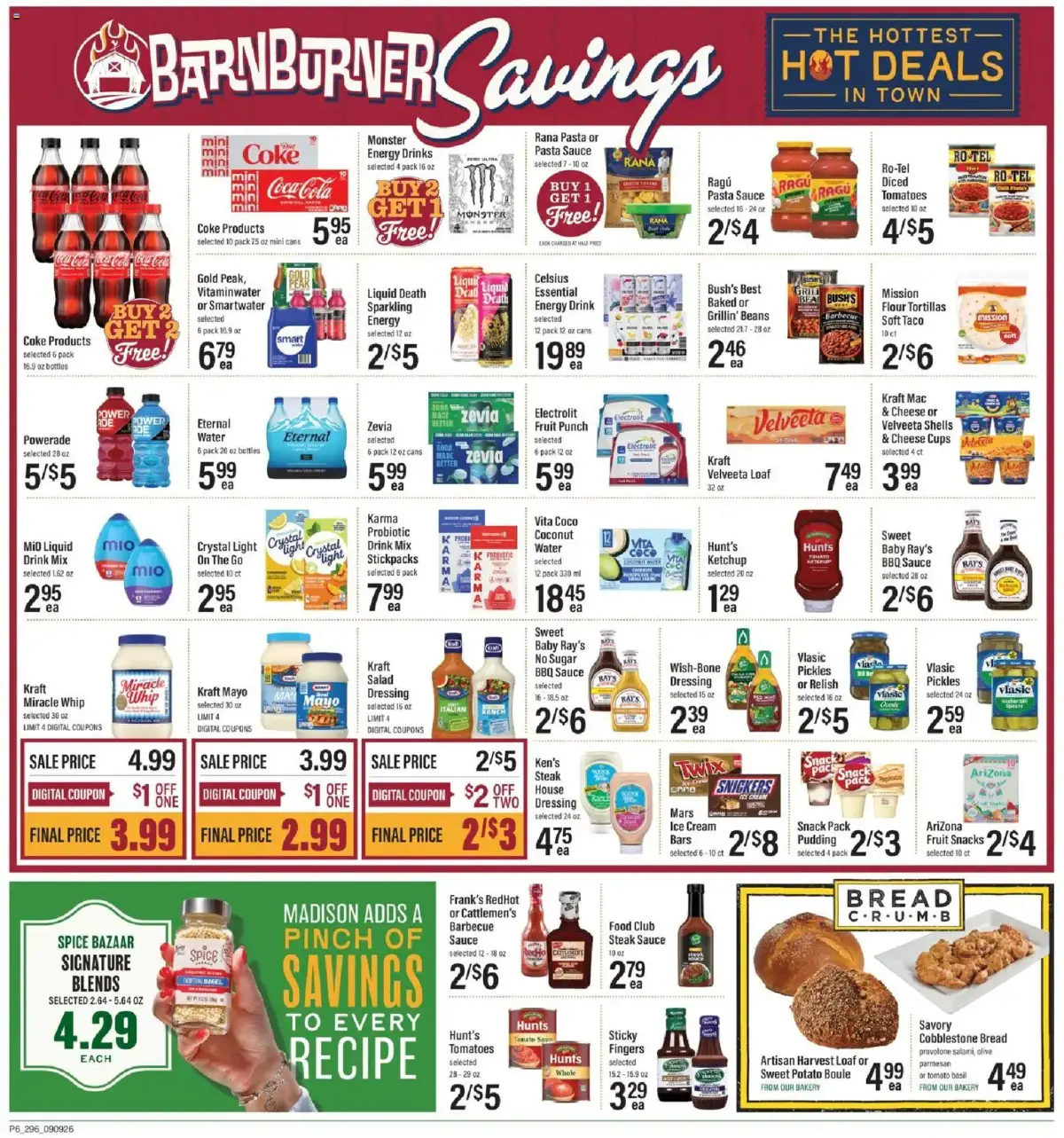 Lowes Foods offer from 09/09/2026 Lowes Foods Weekly Ad - SC, page 9 of 11, valid 09/09/2026 - 09/15/2026