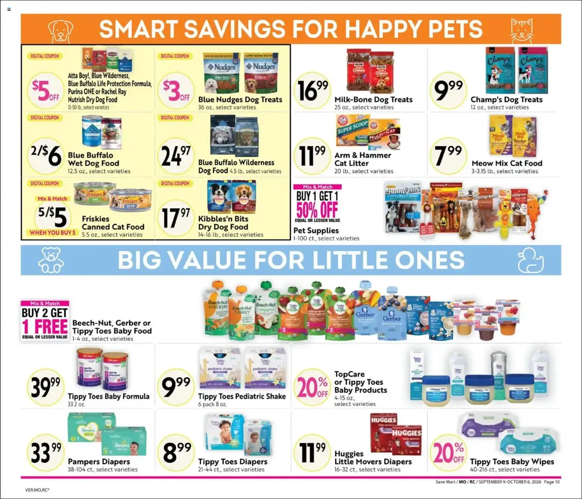 Save Mart Online Savings Guide, page 10 of 12, valid 09/09/2026 - 10/06/2026