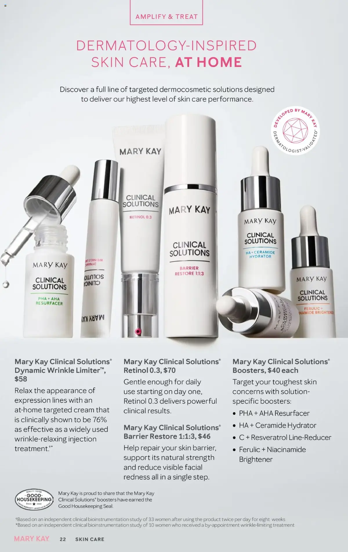 Mary Kay The Look Summer 2026, page 22 of 36, valid 05/16/2026 - 09/16/2026 — Clinical, Solutions, Care Home, Skin Care