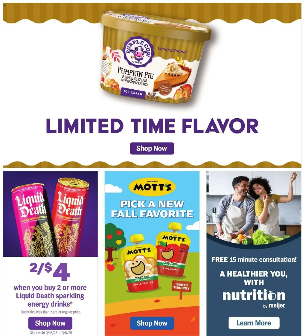 Meijer Weekly Ad, page 33 of 35, valid 09/16/2026 - 09/22/2026