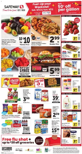 Safeway Weekly Ad preview, valid 09/09/2026 - 09/15/2026