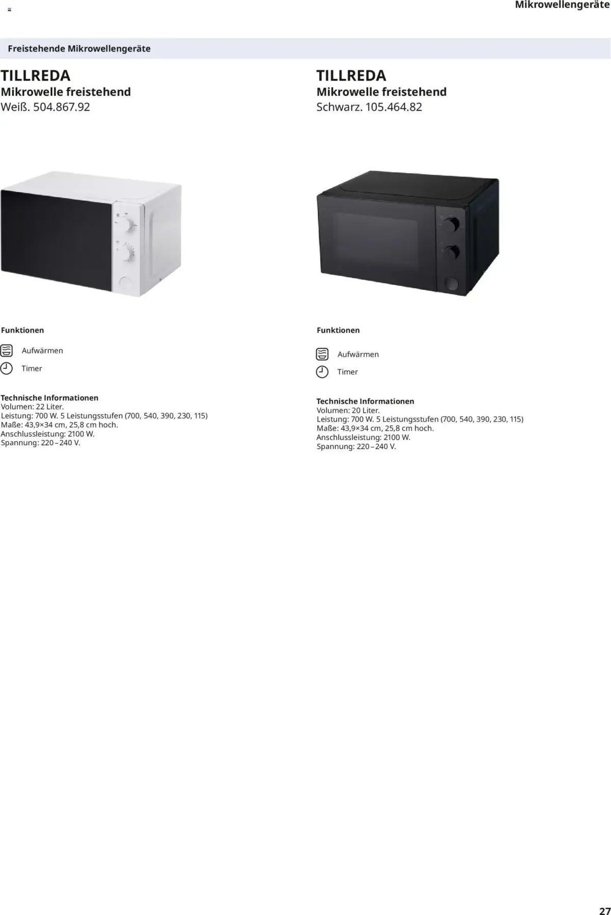 Ikea Elektrogeräte — Seite 27